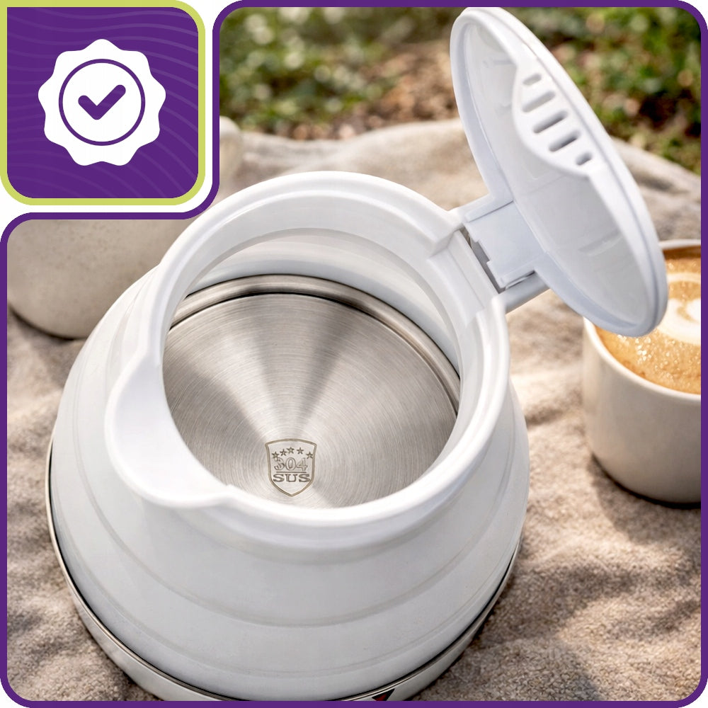 HIKING KETTLE ELECTRIC FOLDING PORTABLE 0,6L 600W MINI TRAVEL Manufacturer code czajnik elektryczny składany nowy model 2026