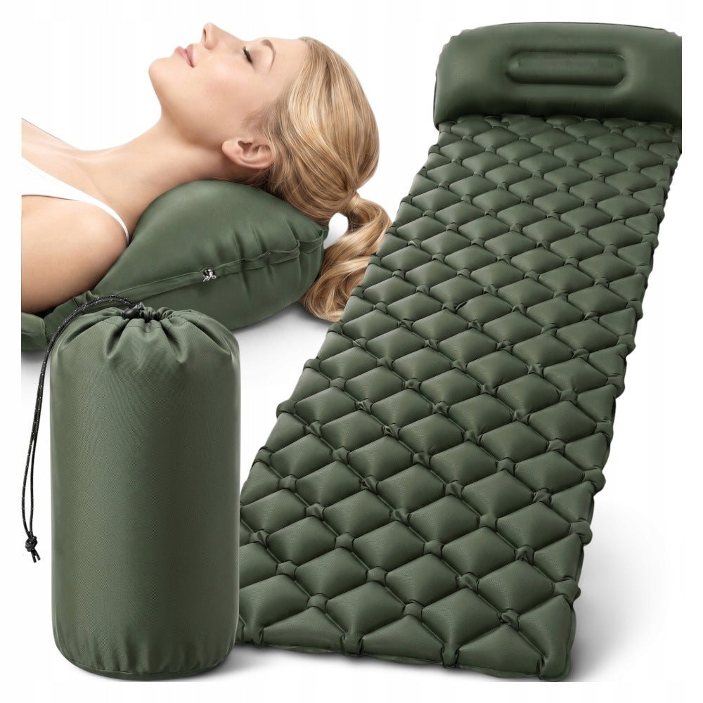 HIKING MATTRESS INFLATABLE SINGLE FOLDING PUMP COVER 190x60