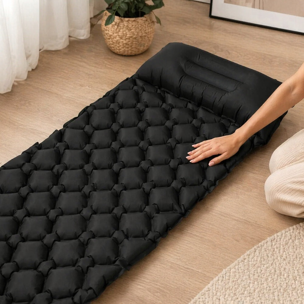 HIKING MATTRESS INFLATABLE SINGLE FOLDING STRONG COVER 190x60cm Manufacturer code Materac samopompujący jednoosobowy Trizand