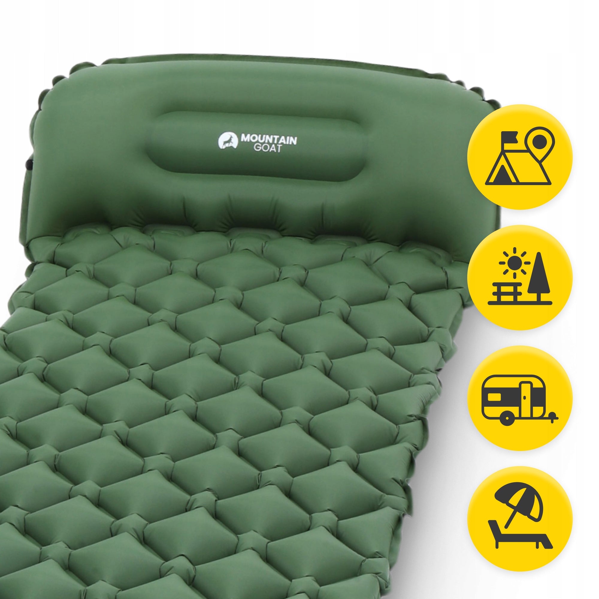 HIKING MATTRESS TREKKING INFLATABLE ULTRALIGHT MAT WITH BUILT-IN PUMP EAN (GTIN) 5905973400909