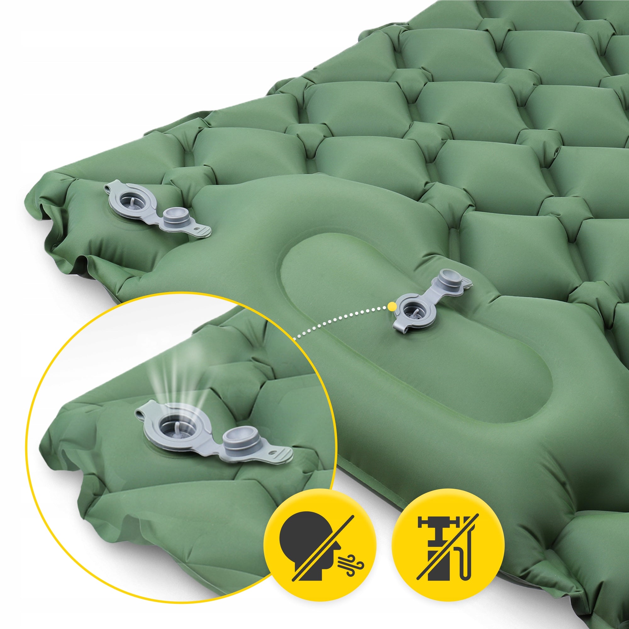 HIKING MATTRESS TREKKING INFLATABLE ULTRALIGHT MAT WITH BUILT-IN PUMP Manufacturer code SP4
