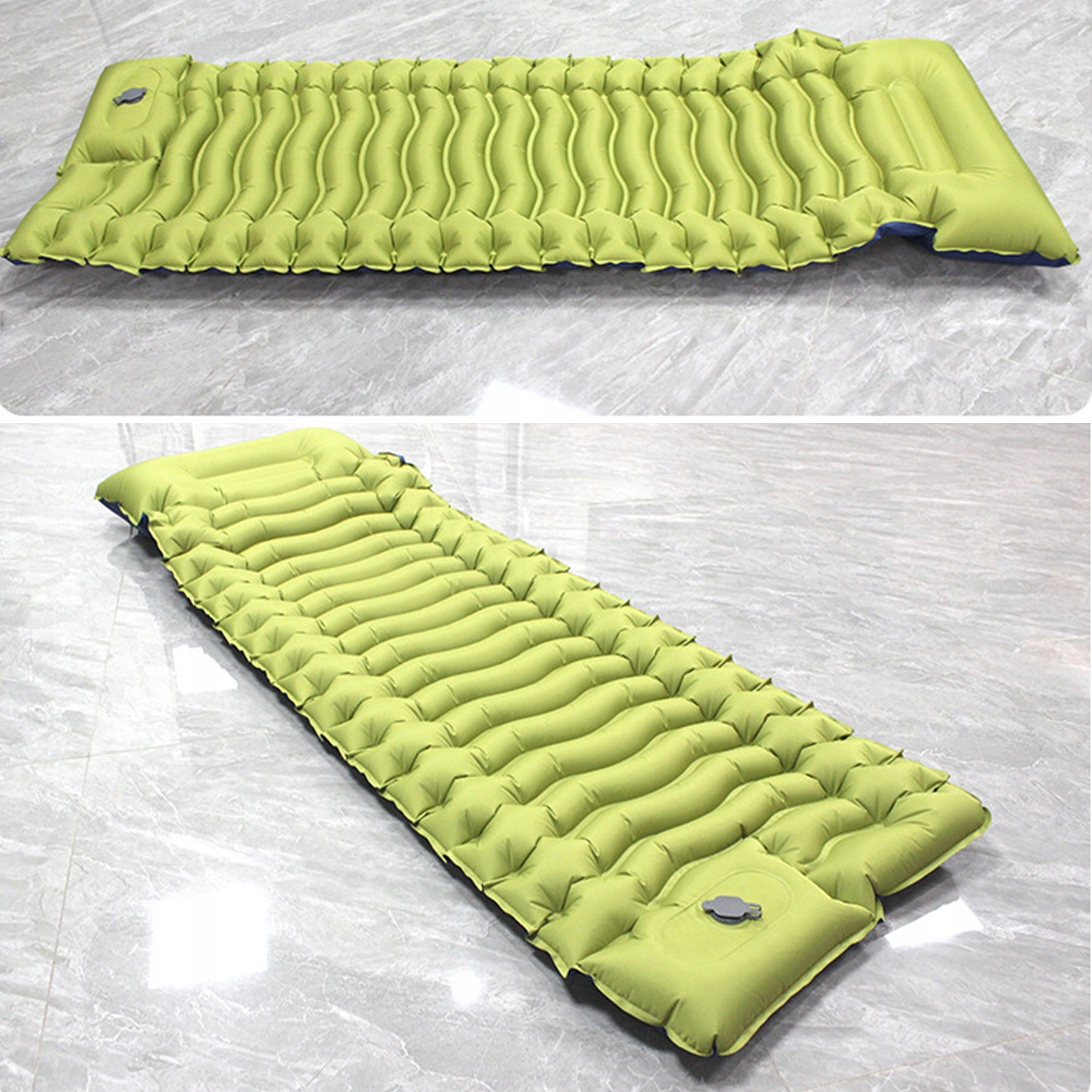 HIKING MATTRESS WITH BUILT-IN PUMP FOLDING FOR CAMPING TRAVEL 235x65CM Manufacturer code MATERAC DMUCHANY Z WBUDOWANĄ POMPKĄ