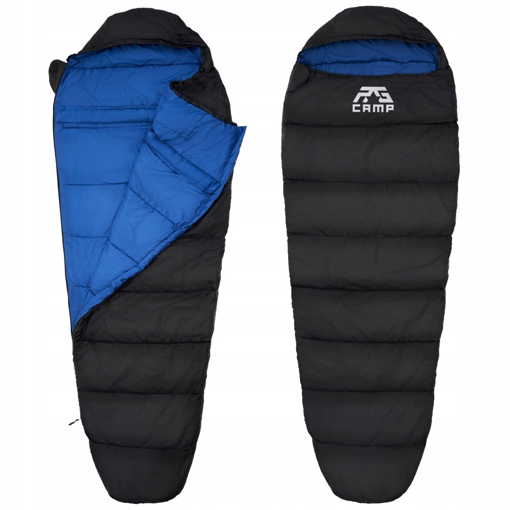 HIKING SLEEPING BAG MUMMY 210x80 CM warm light summer mountains RG CAMP Comfort