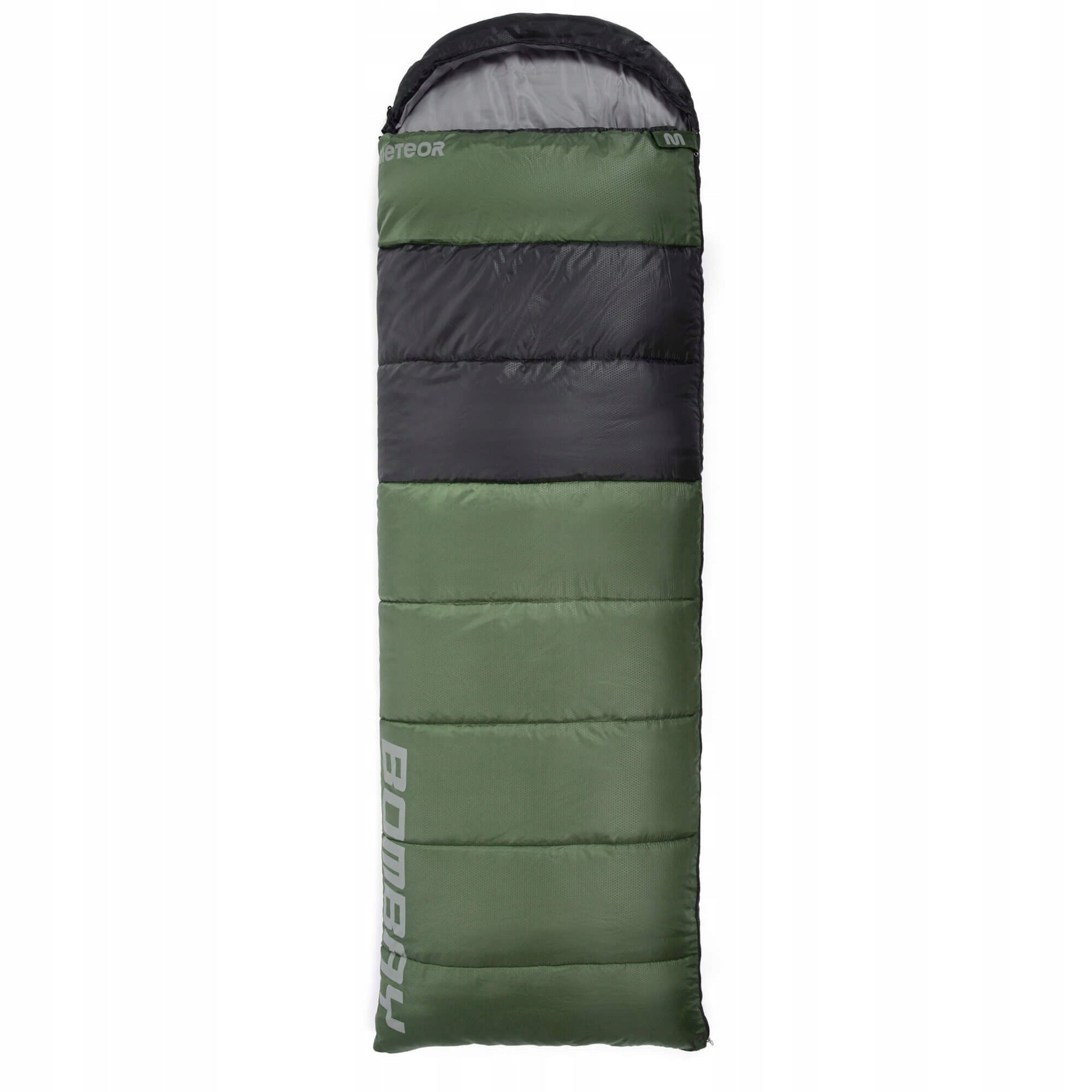 HIKING SLEEPING BAG QUILT WITH HOOD CUSHION BOMBAY METEOR Left 190+30x75 EAN (GTIN) 5900724069015