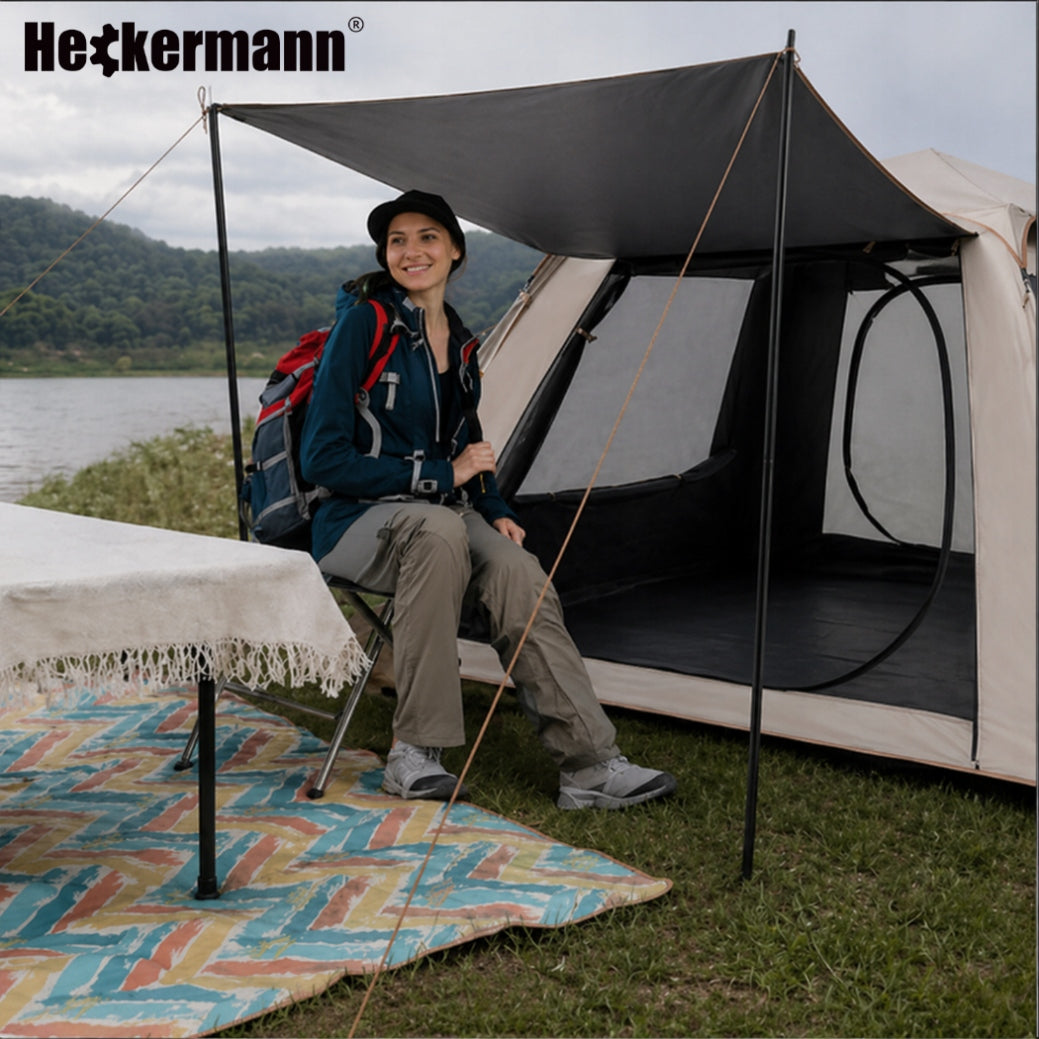HIKING TENT 2 PERSON FOLDING CAMPING WATERPROOF 210x210x145cm Model ST210