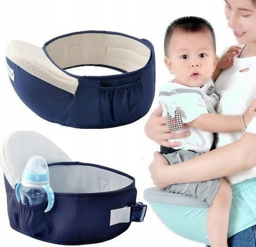 HIP CARRIER FOR CARRYING A CHILD HIP BELT RELIEVING THE SPINE