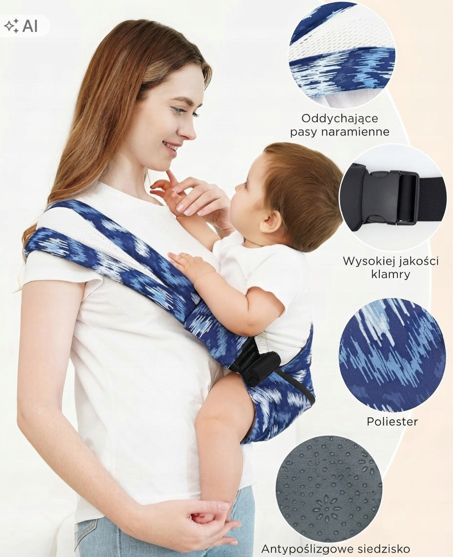 HIP CARRIER GAGAKU TODDLER SLING CARRIER + BEIGE CARRIER CASE Packaging status original