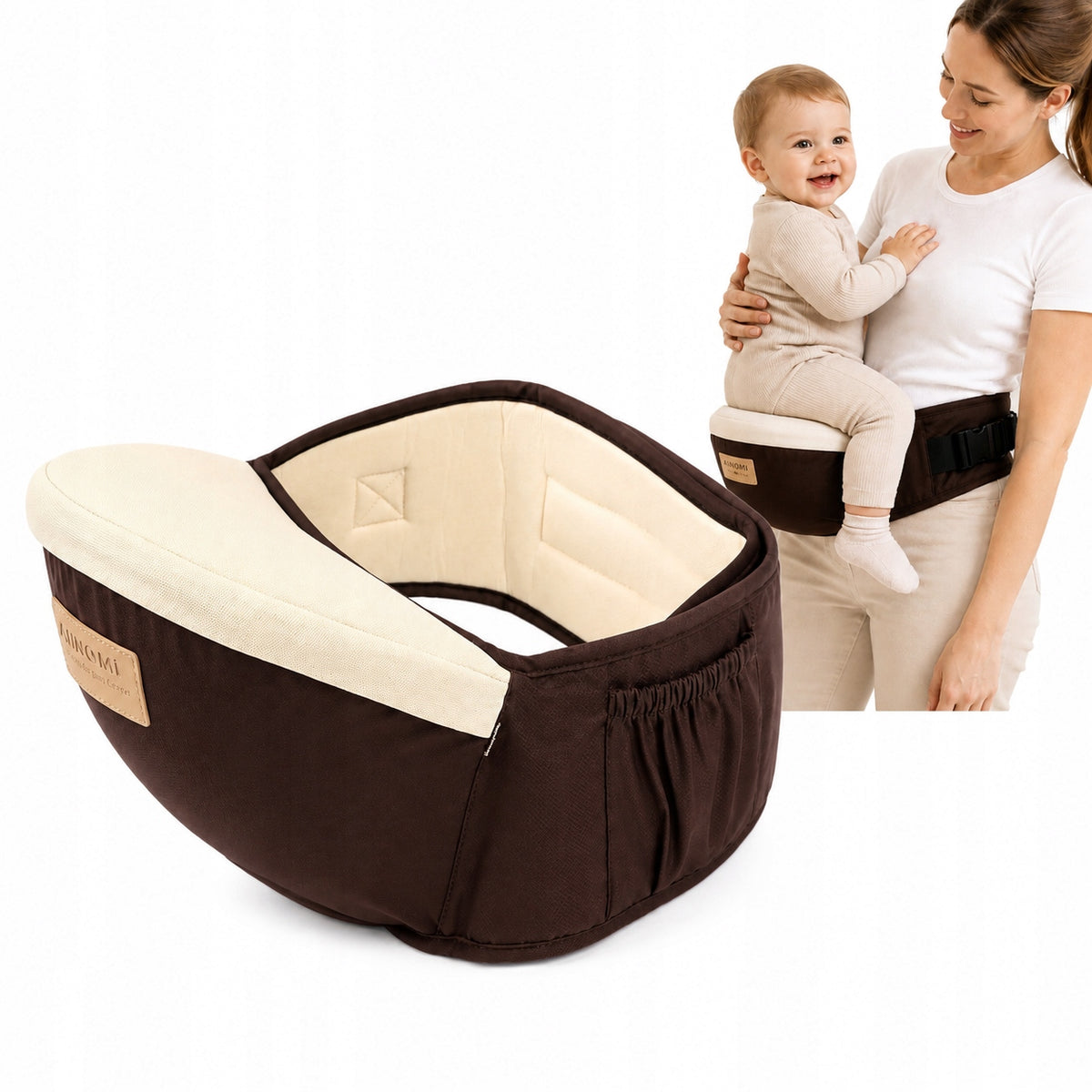 HIP CARRIER SEAT BROWN