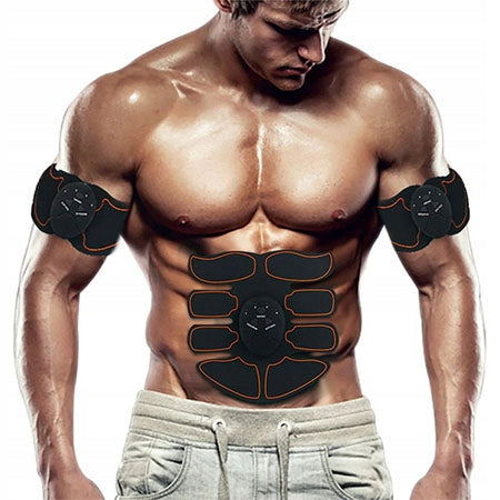 HIT ELECTROSTIMULATION OF THE ABDOMEN MUSCLES, LEGS, THUDS, AND ARMS Manufacturer code Masażer sportowy mięśni stymulator EMS