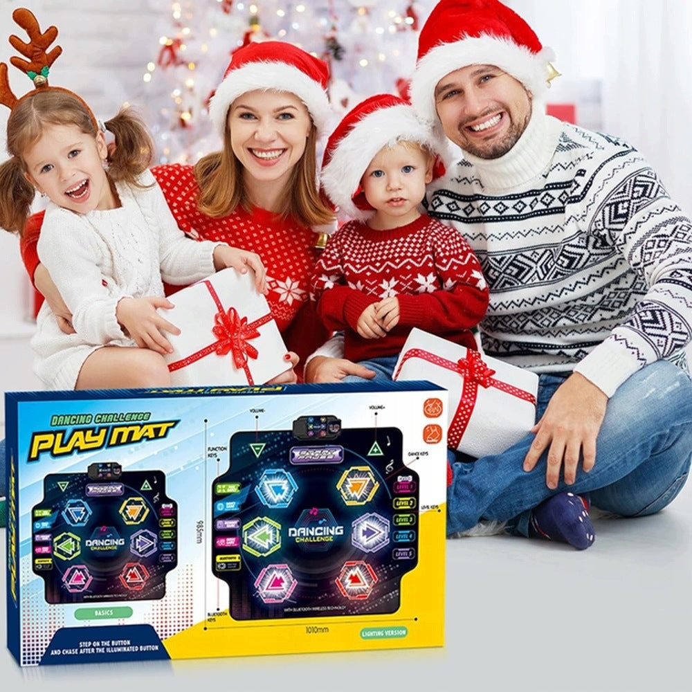 HIT! INTERACT. DANCE MAT | 5 GAMES 6 LEDS | BLUETOOTH GIFT FOR KIDS Brand no brand