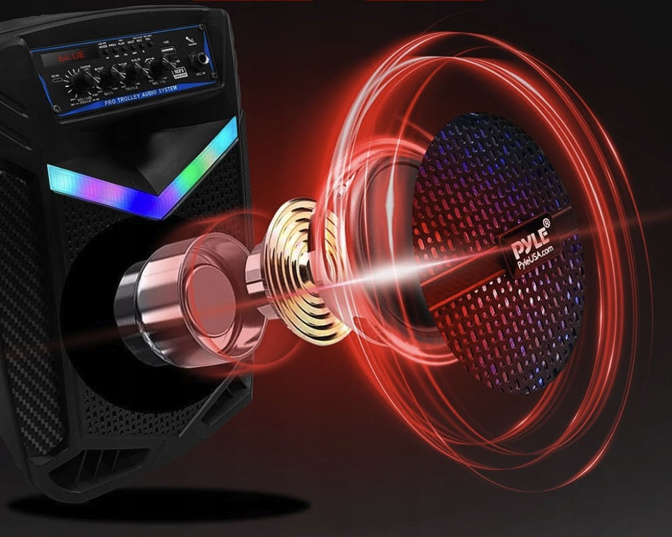 HIT_ Portable speaker Pyle PPHP842B black 400W Bluetooth KARAOKE Manufacturer code PPHP842B