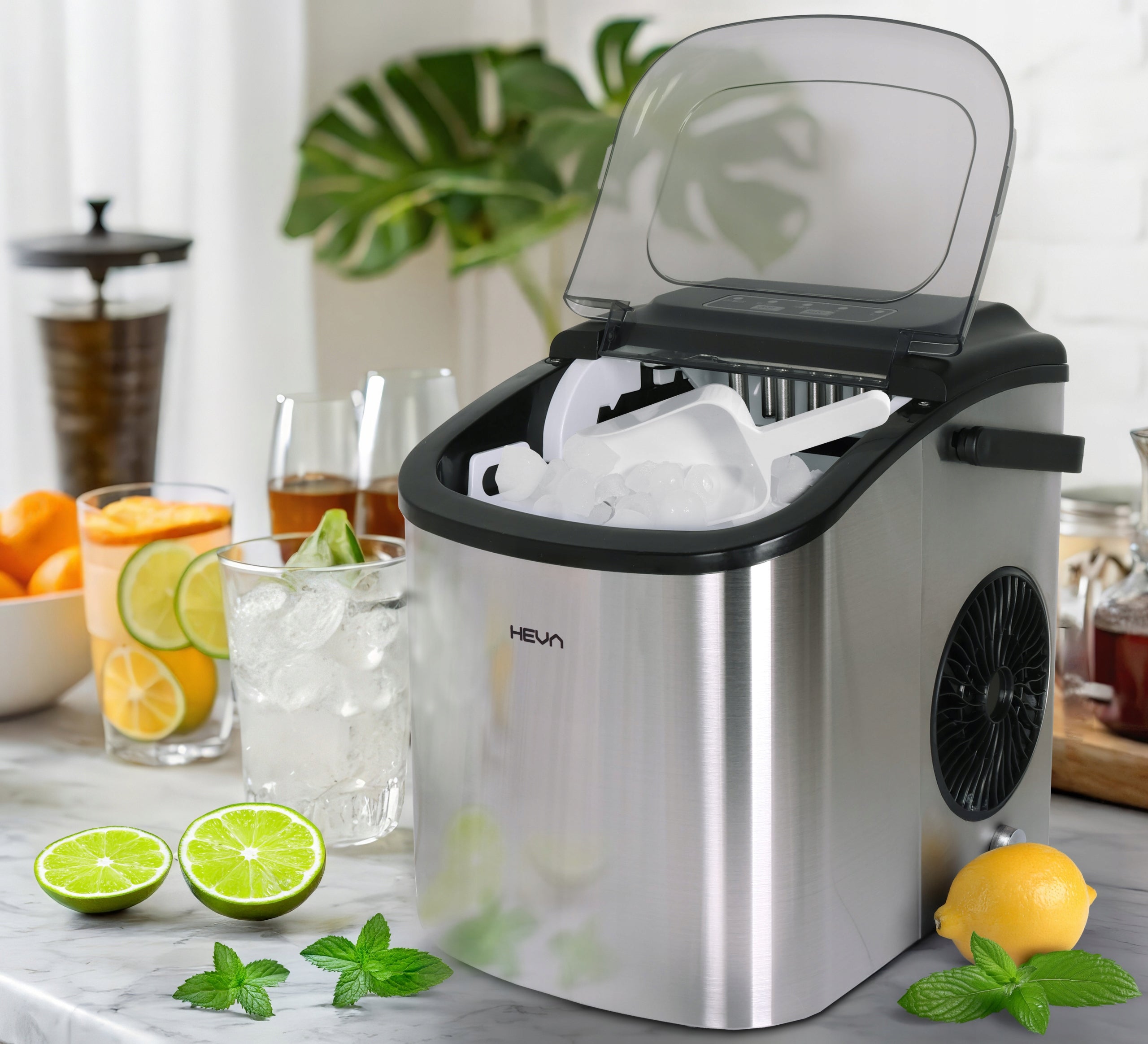 HIX Ice Maker Efficient Fast Quiet Cube Machine 12kg +blade Packaging status original