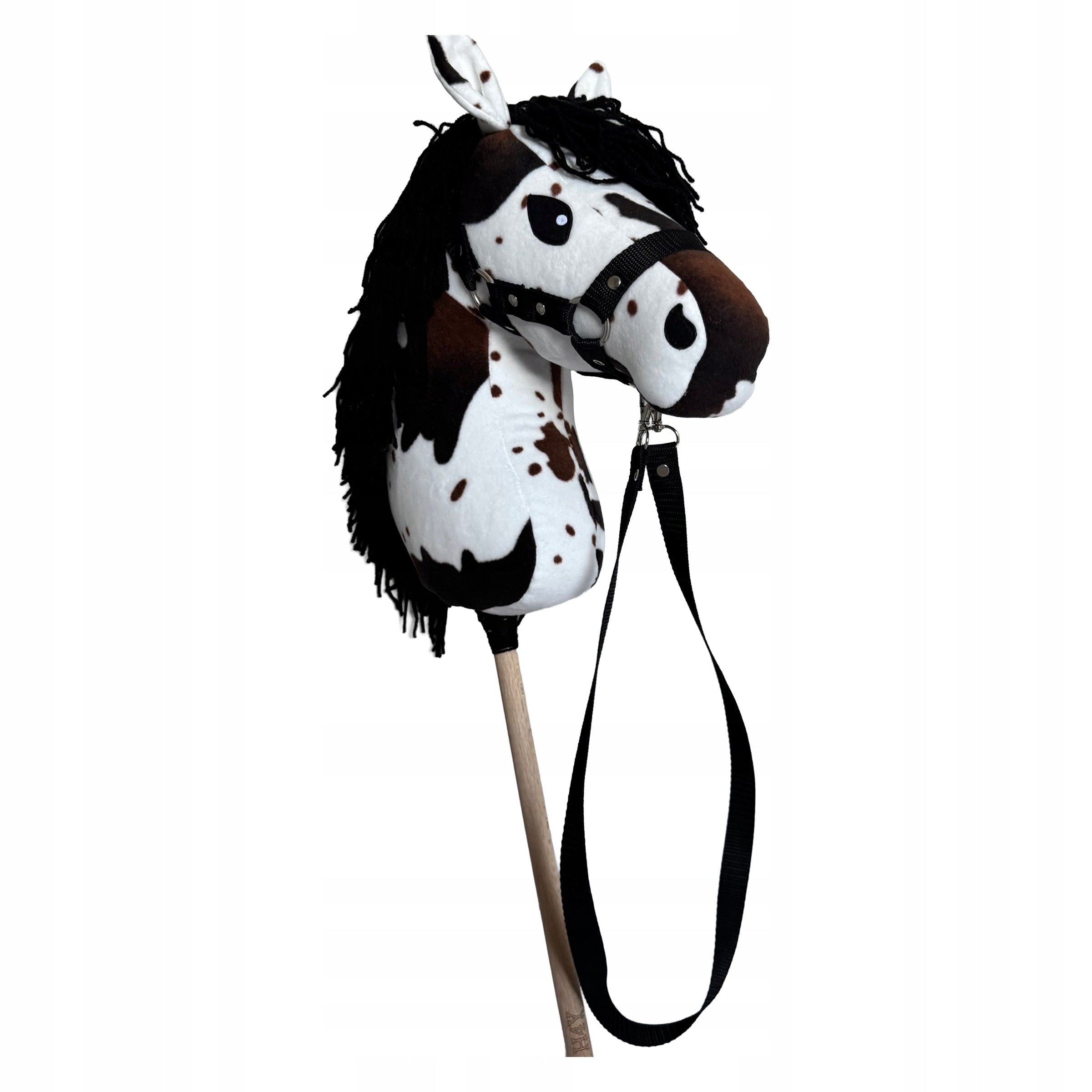 HOBBY HORSE A3 LARGE + ENGRAVING + CANTAR + REINS -H4Y HORSE ON STICK PATCH Packaging status original