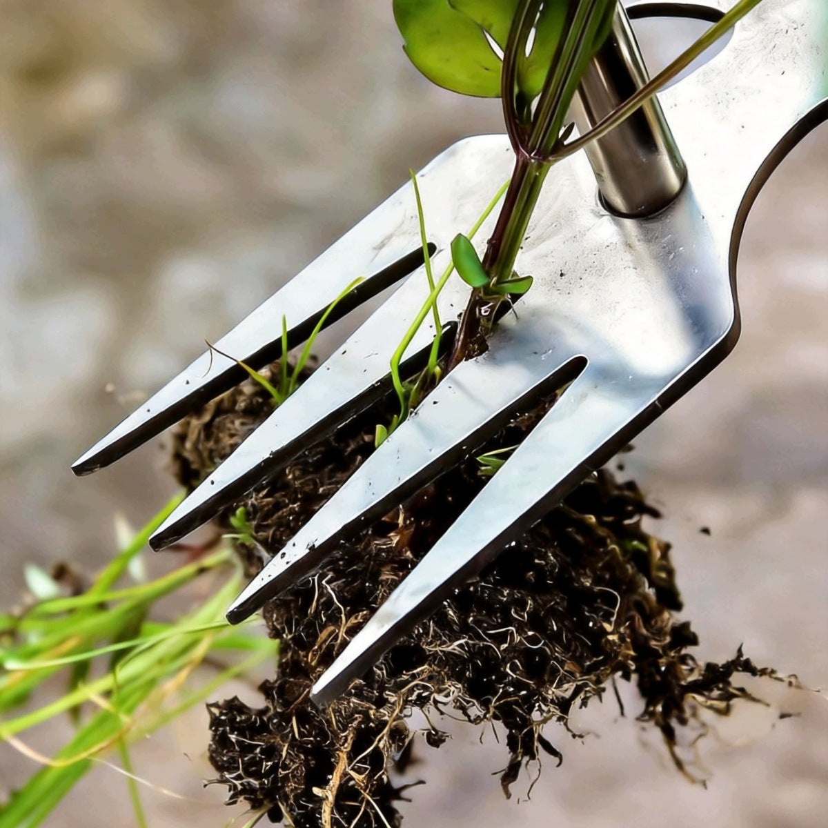 HOE GARDEN HOE FOR WEEDING WITH SPADES HOOK SOIL LOOSENING Manufacturer code 4058424012709