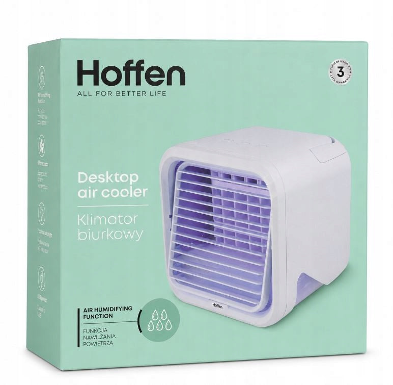 HOFFEN Desk Air Conditioner Humidification Function 10W White LED Backlight