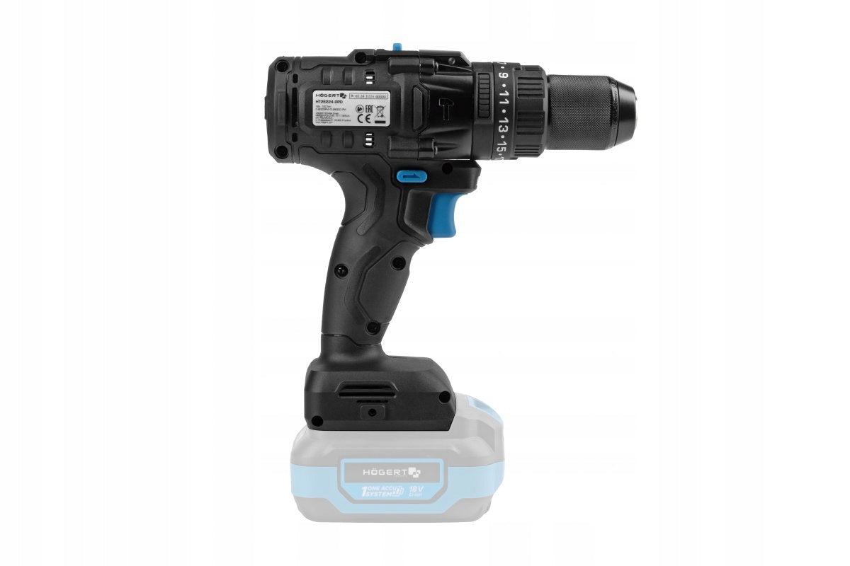 HOGERT Cordless Brushless Impact Driver Drill 100Nm 18V Manufacturer code HT2E224-0PD