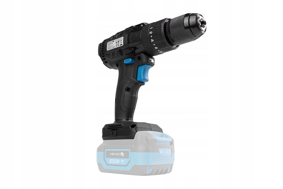 HOGERT Cordless Brushless Impact Driver Drill 80Nm 18V Manufacturer code HT2E223-0PD