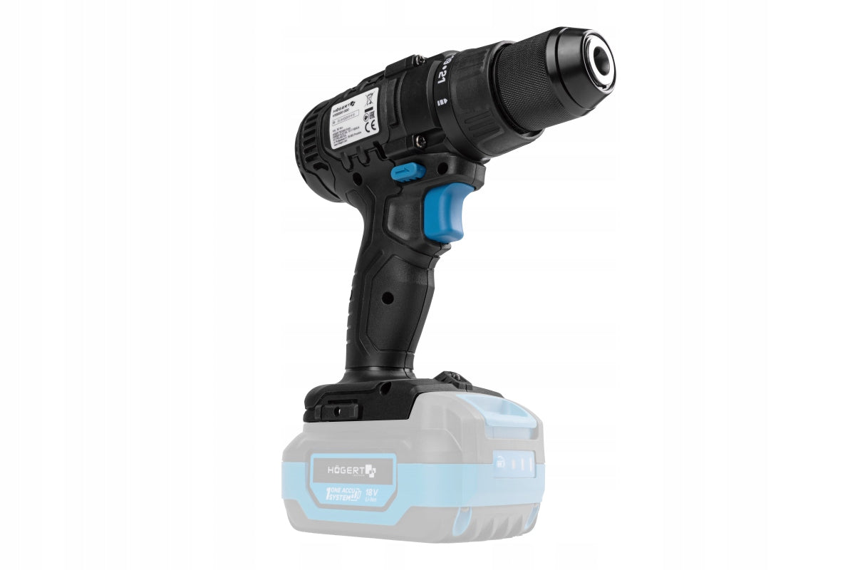 HOGERT Cordless Drilling Machine 50Nm 18V HT2E220-0DD Packaging status original