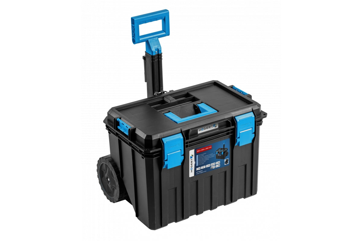 HOGERT TOOL BOX ON WHEELS UP TO 50KG 3 ORGANIZERS HT7G501 Brand Hoegert Technik