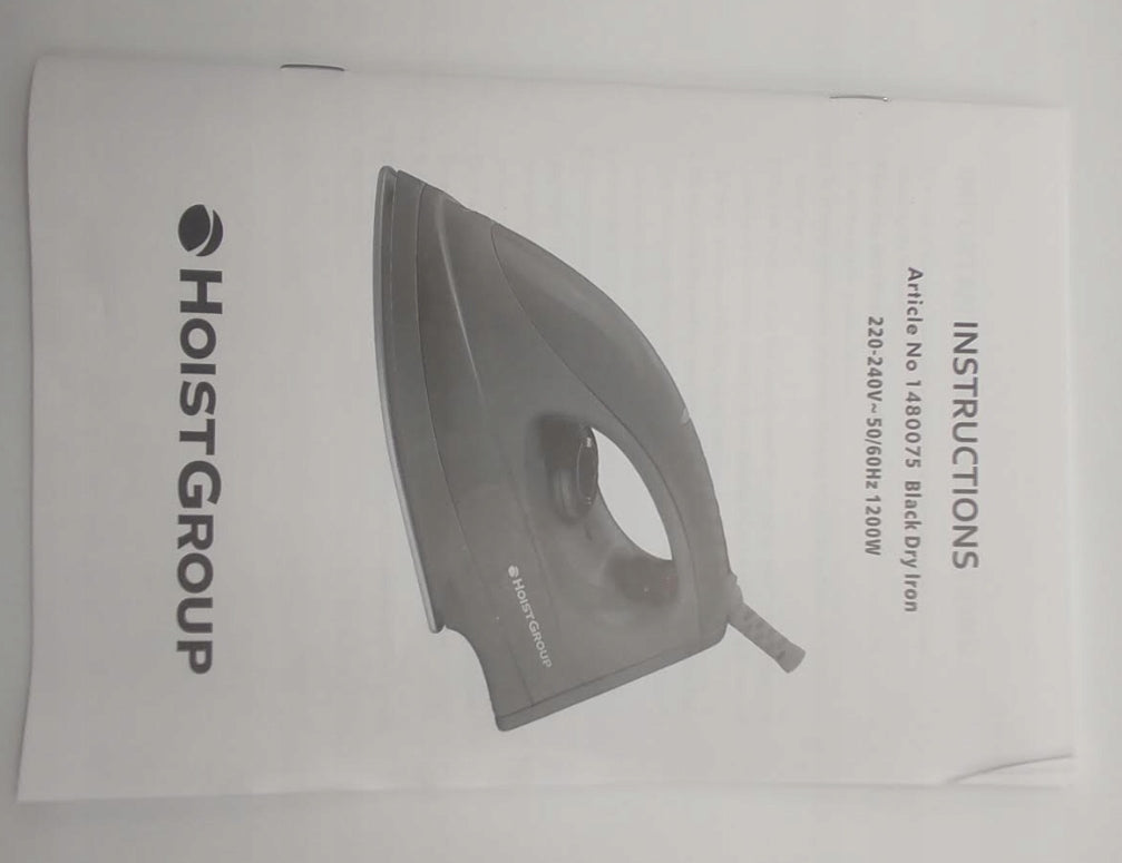 HOISTGROUP Iron for ironing EAN (GTIN) 6904215760923
