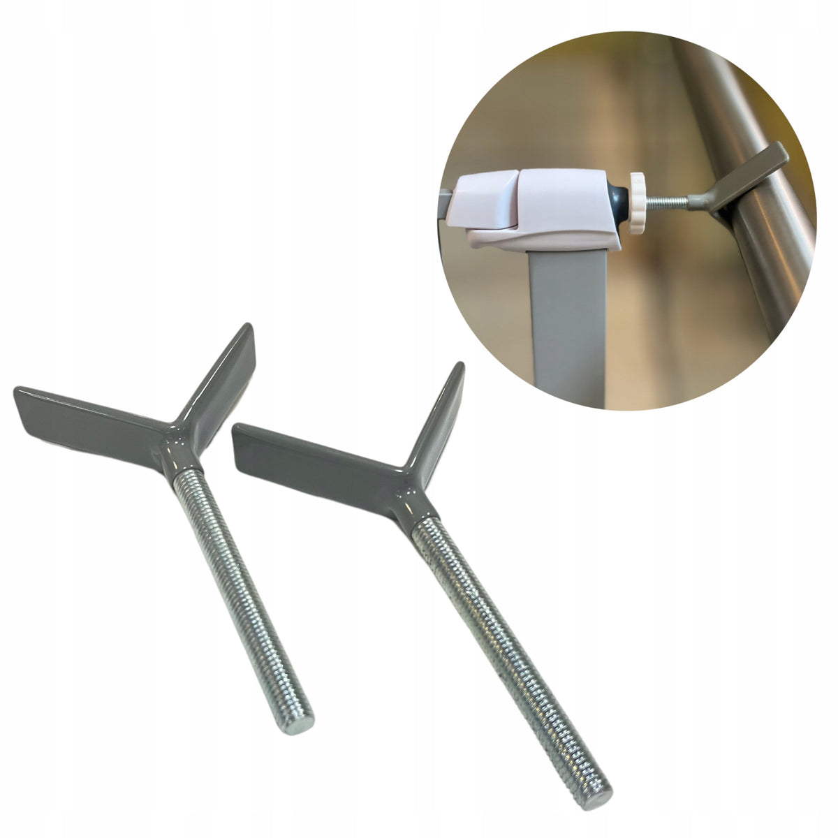 HOLDER ADAPTER Y FOR SAFETY BARRIER ICOON FOR RAILINGS AND POSTS