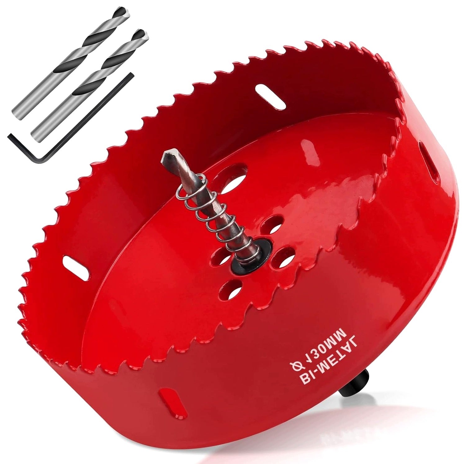 HOLE SAW 130 MM SET DRILL BIT HEXAGON BIMETAL STEEL