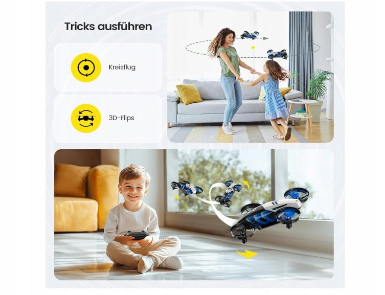 HOLY STONE HS210 MINI DRONE FOR CHILDREN ROTATION 360° BLUE Manufacturer code HOLYSTONE
