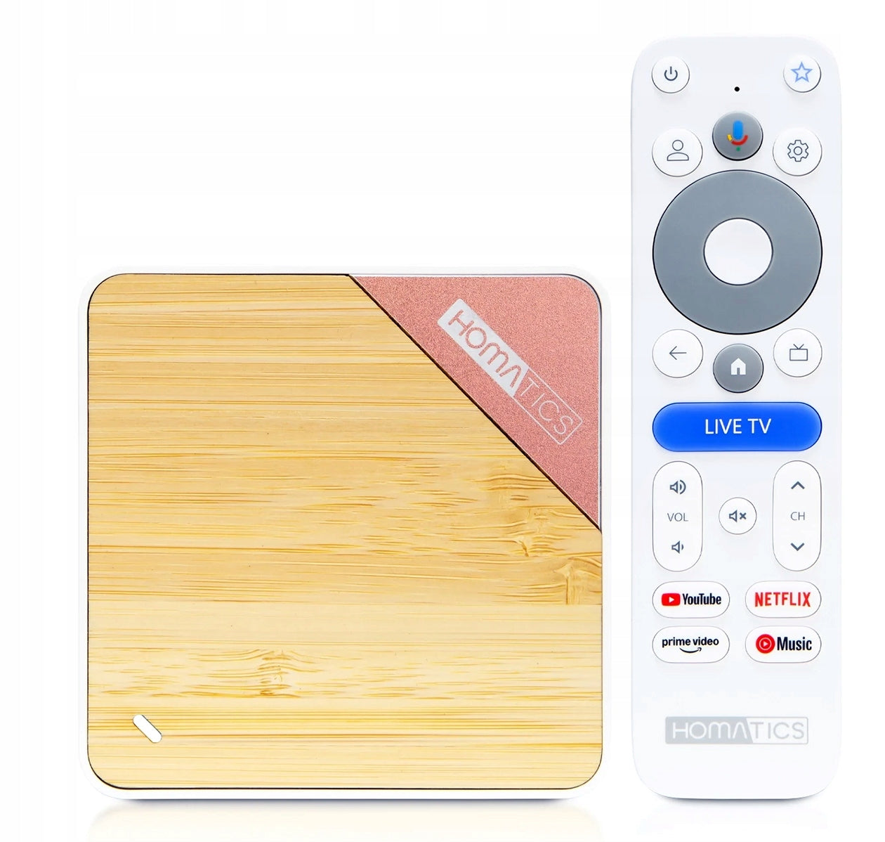 HOMATICS BOX 4K V2 ANDROID TV 14 FLASH 32GB WiFi 6 Dolby Atmos