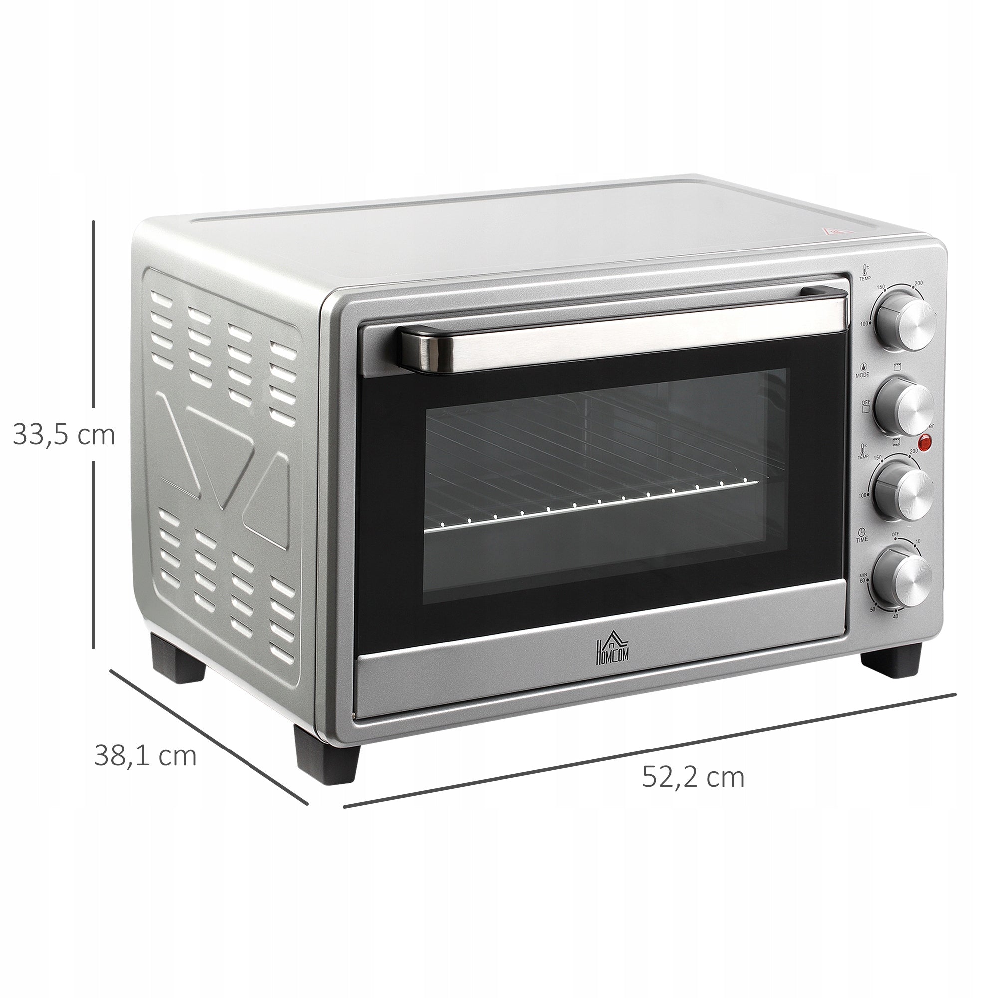 HOMCOM Mini oven 32 l, electric, 3 levels Brand Homcom