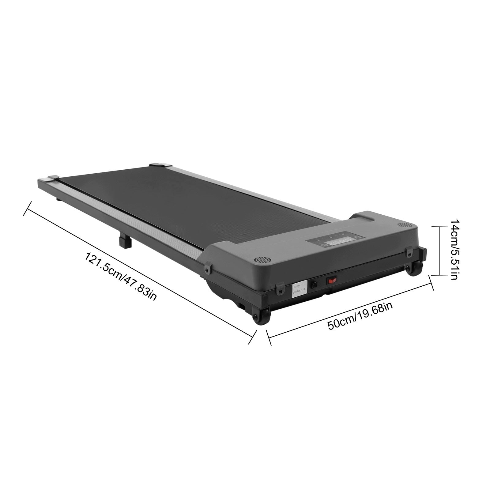 HOME ELECTRIC TREADMILL 740W WITH REMOTE CONTROL+ LED SCREEN 1-6KM/H Manufacturer code 564183