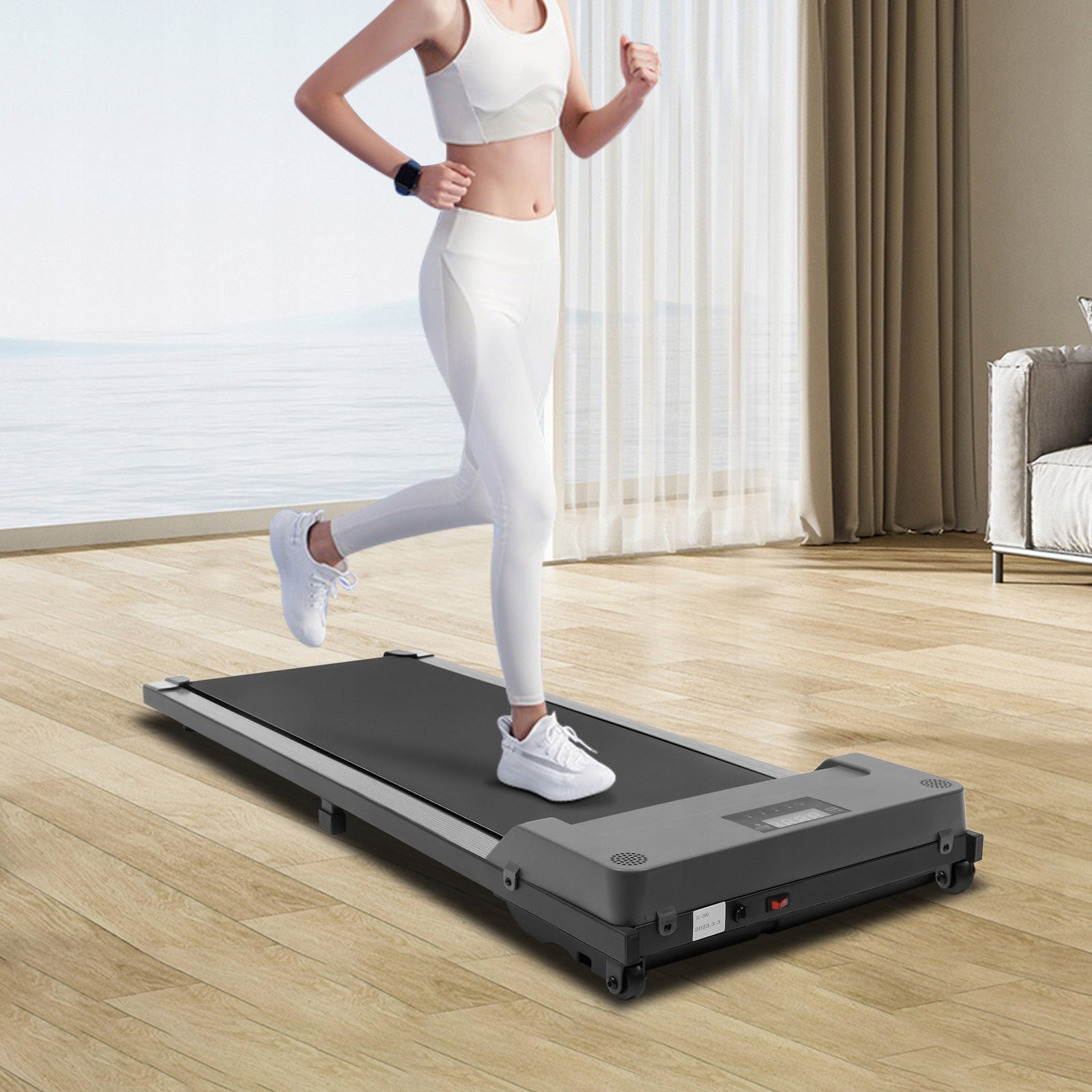 HOME ELECTRIC TREADMILL 740W WITH REMOTE CONTROL+ LED SCREEN 1-6KM/H Packaging status original