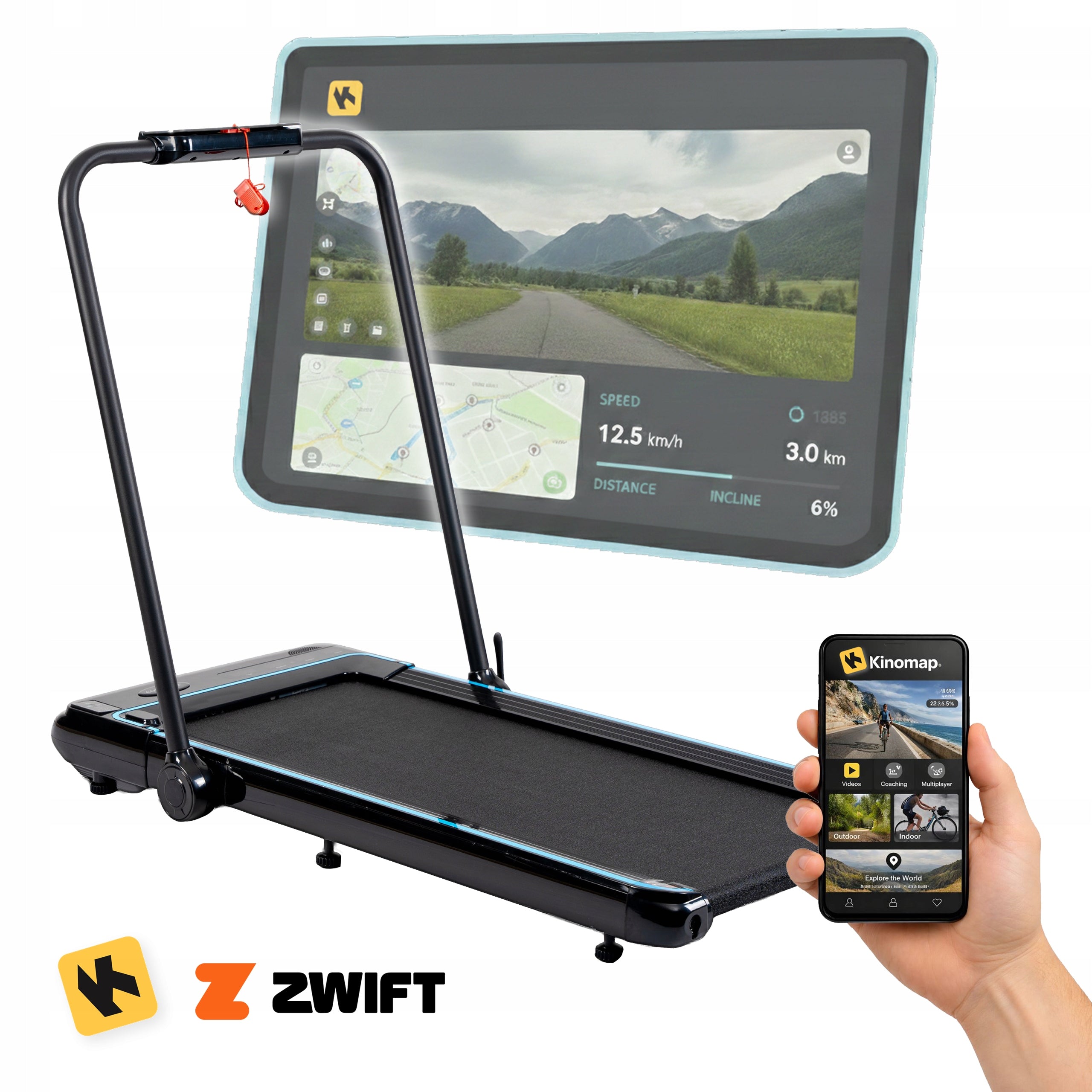 HOME ELECTRIC TREADMILL CORCIANO GIRO FOLDING 130KG 3HP