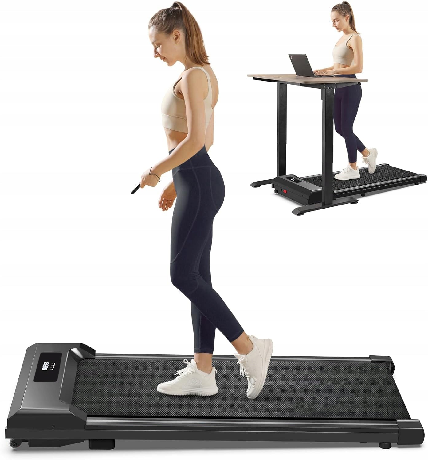 HOME ELECTRIC TREADMILL FOR BED 6 KM/H APPLICATION QUIET REMOTE CONTROL 120 KG
