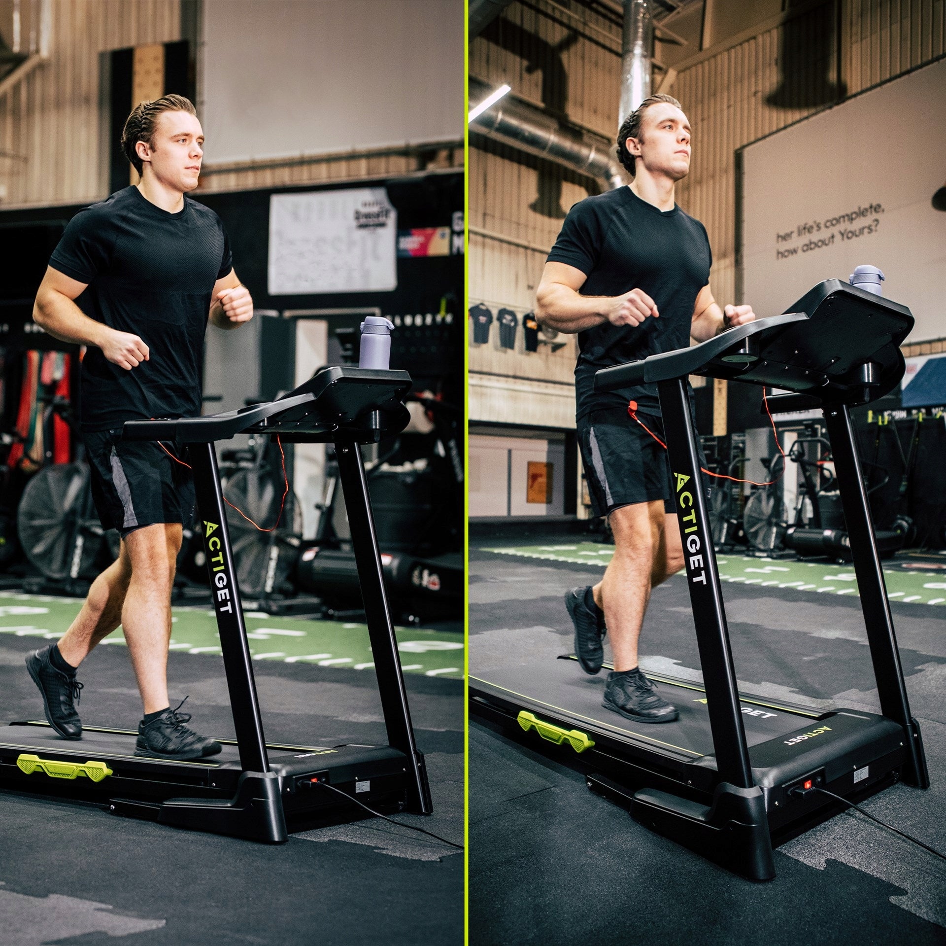 HOME ELECTRIC TREADMILL FOR WALKING RUNNING 16km TILT ADJUSTMENT Packaging status original