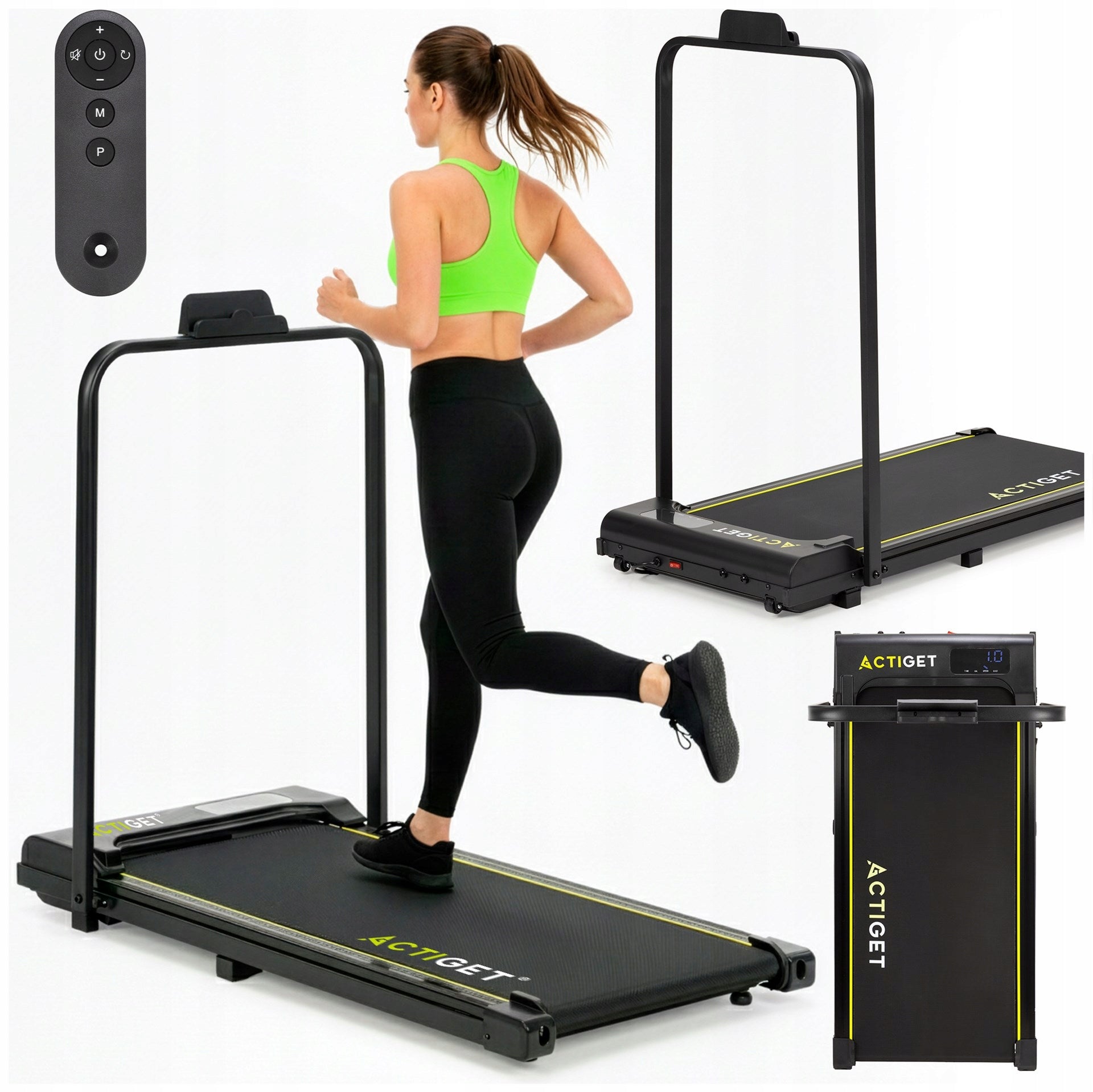 HOME ELECTRIC TREADMILL FOR WALKING RUNNING TRAINING SLIM 6 km/h