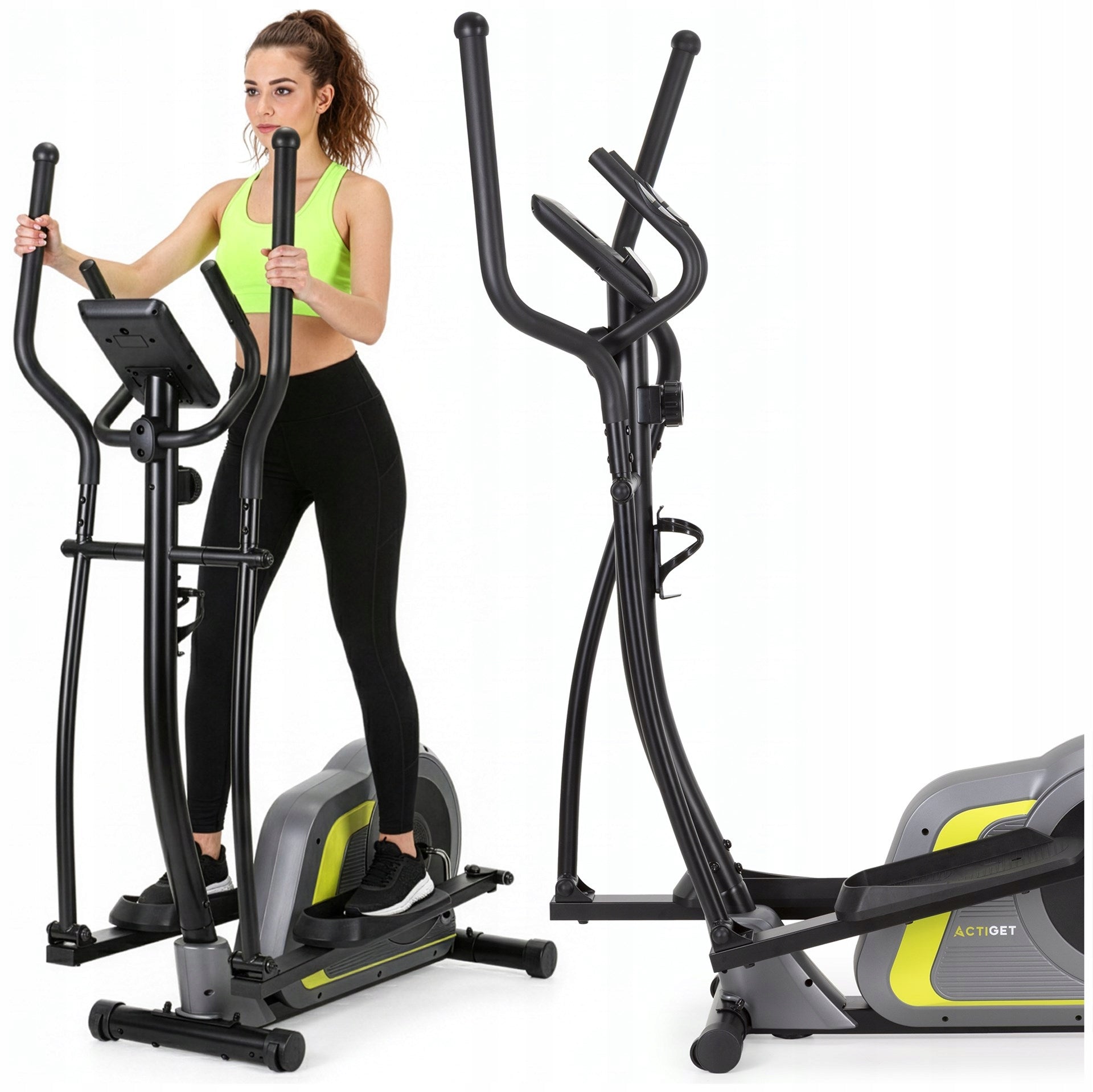 HOME ELLIPTICAL CROSS TRAINER ELLIPTICAL TRAINING MAGNETIC LCD FOR EXERCISE