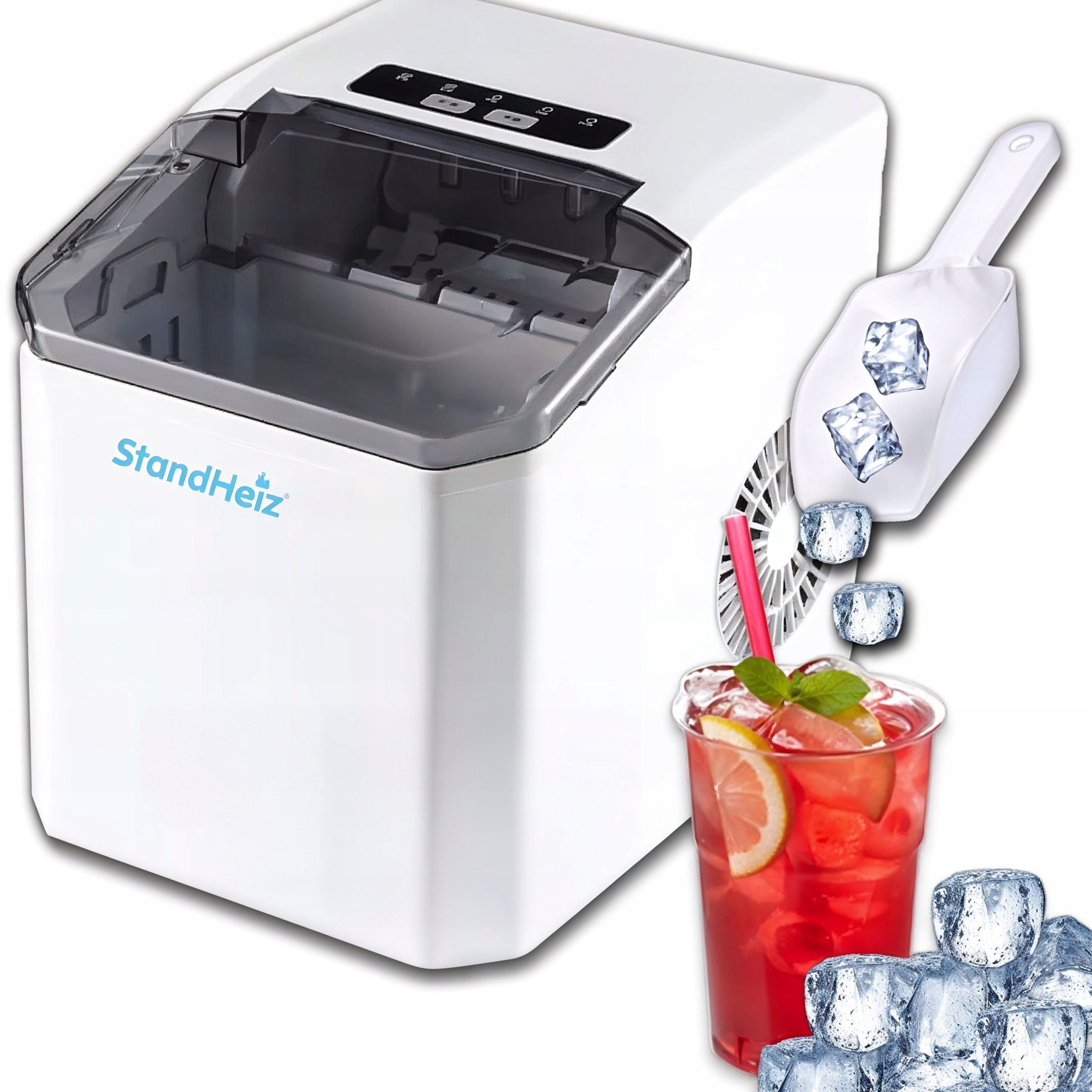 HOME ICE MAKER EXPRESS ICE NOFROST WHITE STANDHEIZ