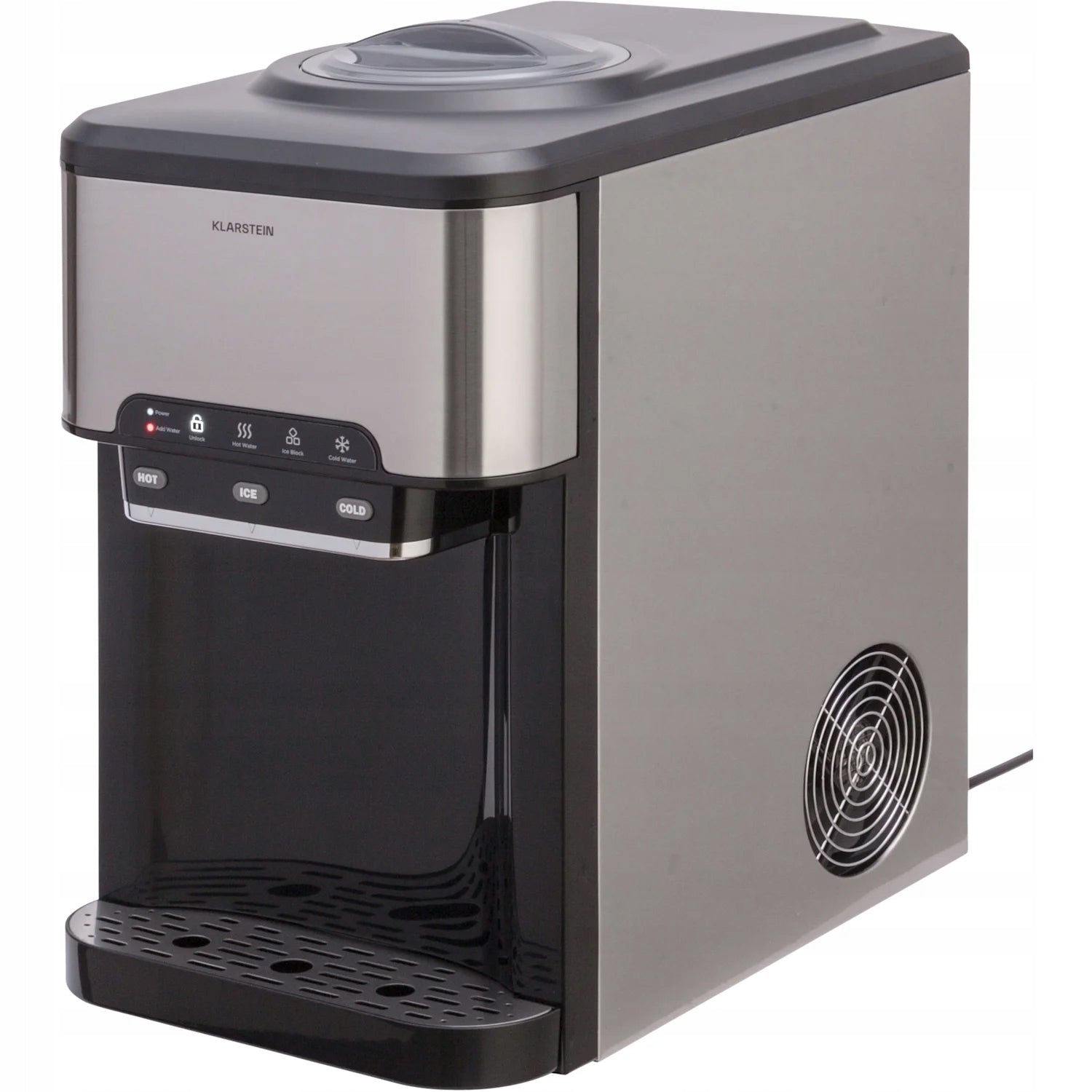 HOME ICE MAKER KLARSTEIN WATER DISPENSER 20KG/24H BLACK Manufacturer code 10041845