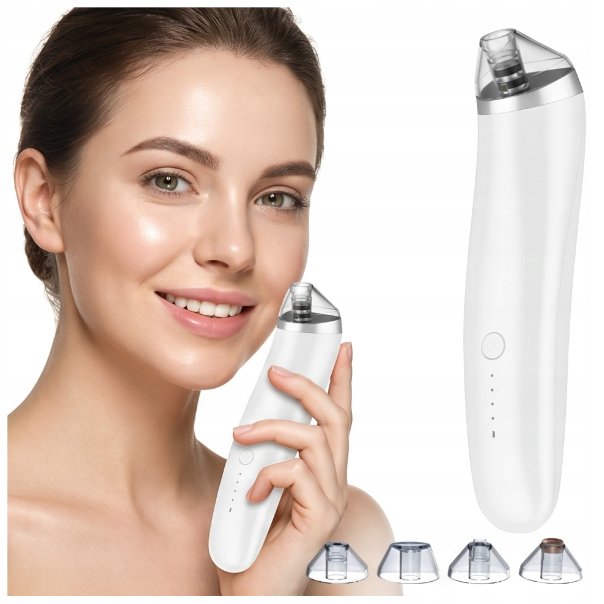 HOME MICRODERMABRASION - VACUUM CLEANER FOR BLACKHEADS AND PORES - CLEANSING
