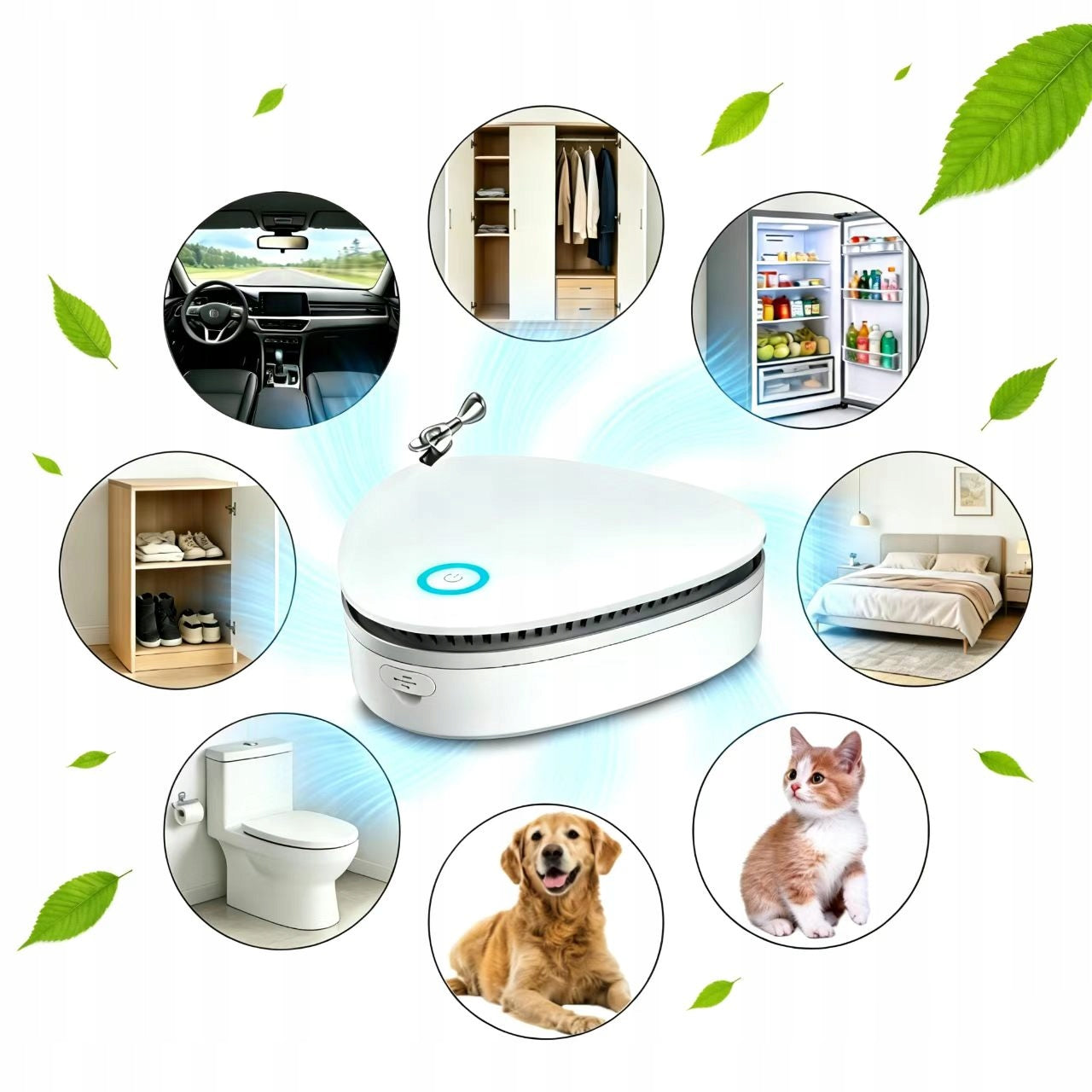HOME OZONATOR PORTABLE AIR PURIFIER OZONE GENERATOR FAST Manufacturer code XD-001