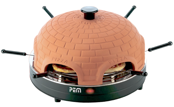 HOME PIZZA OVEN grill oven 1200W 6 pers.