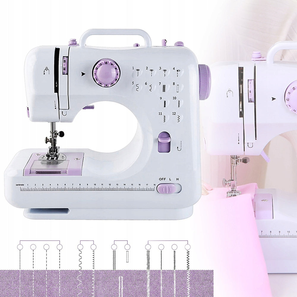 HOME SEWING MACHINE 12 STITCHES + SEWING KIT