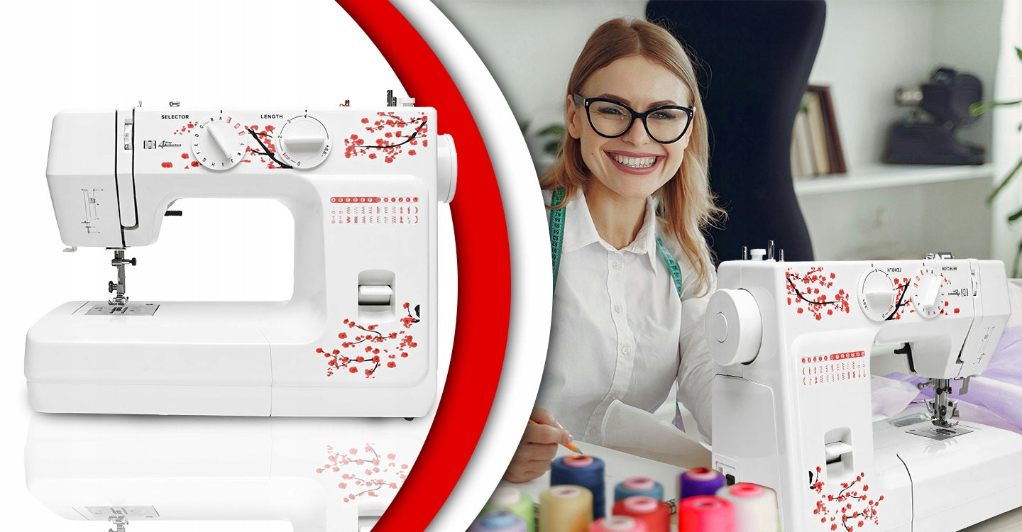 HOME SEWING MACHINE ADJUSTABLE STRONG 48X STITCH PATTERNS + ACCESSORIES Manufacturer code OR1187