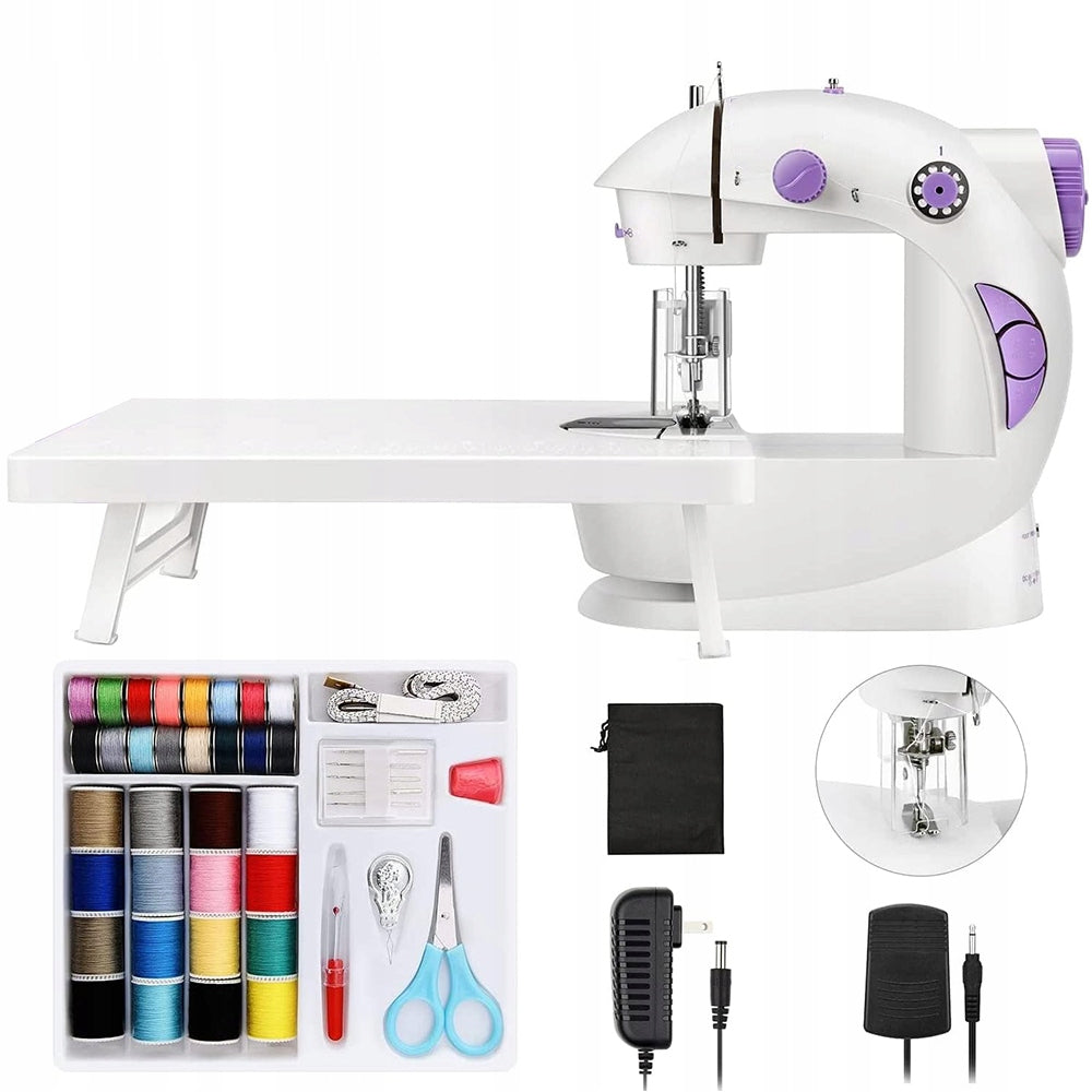 HOME SEWING MACHINE ADJUSTABLE STRONG STITCH PATTERNS + ACCESSORIES