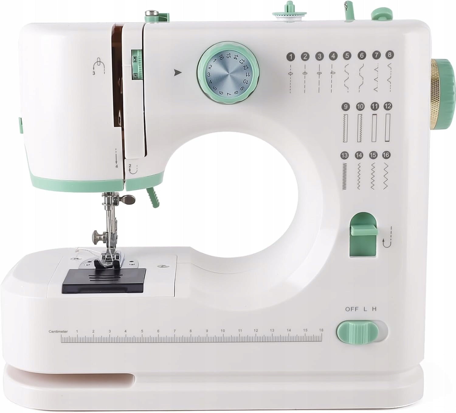 HOME SEWING MACHINE MECHANICAL 16 TYPES OF STITCHES WITH pedal + FREEBIES Brand LynkCust
