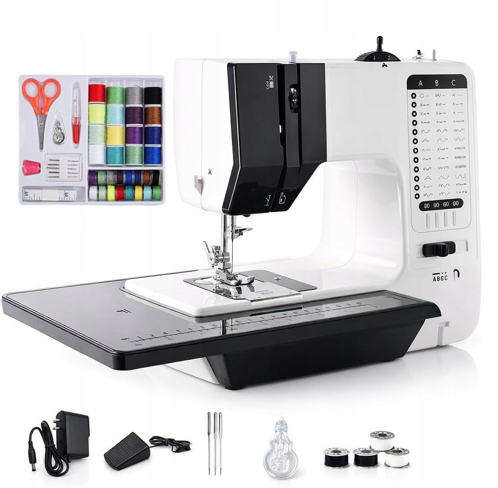 HOME SEWING MACHINE MECHANICAL SOLID 38 PROGRAMS + sewing kit