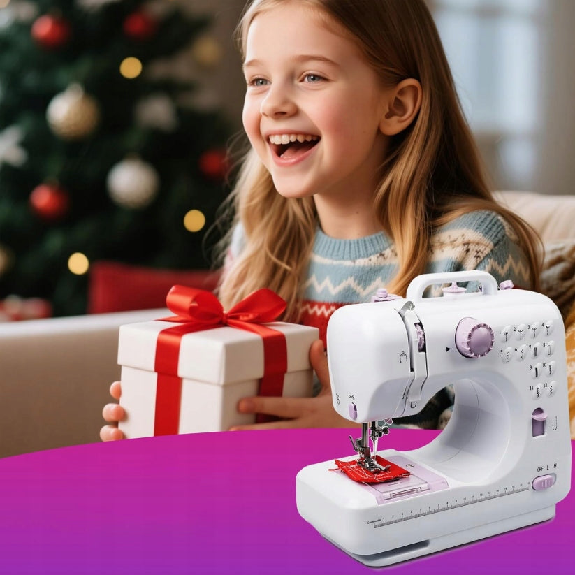 HOME SEWING MACHINE MINI WITH PEDAL 12 STITCHES SEWING KIT SMALL Brand no brand