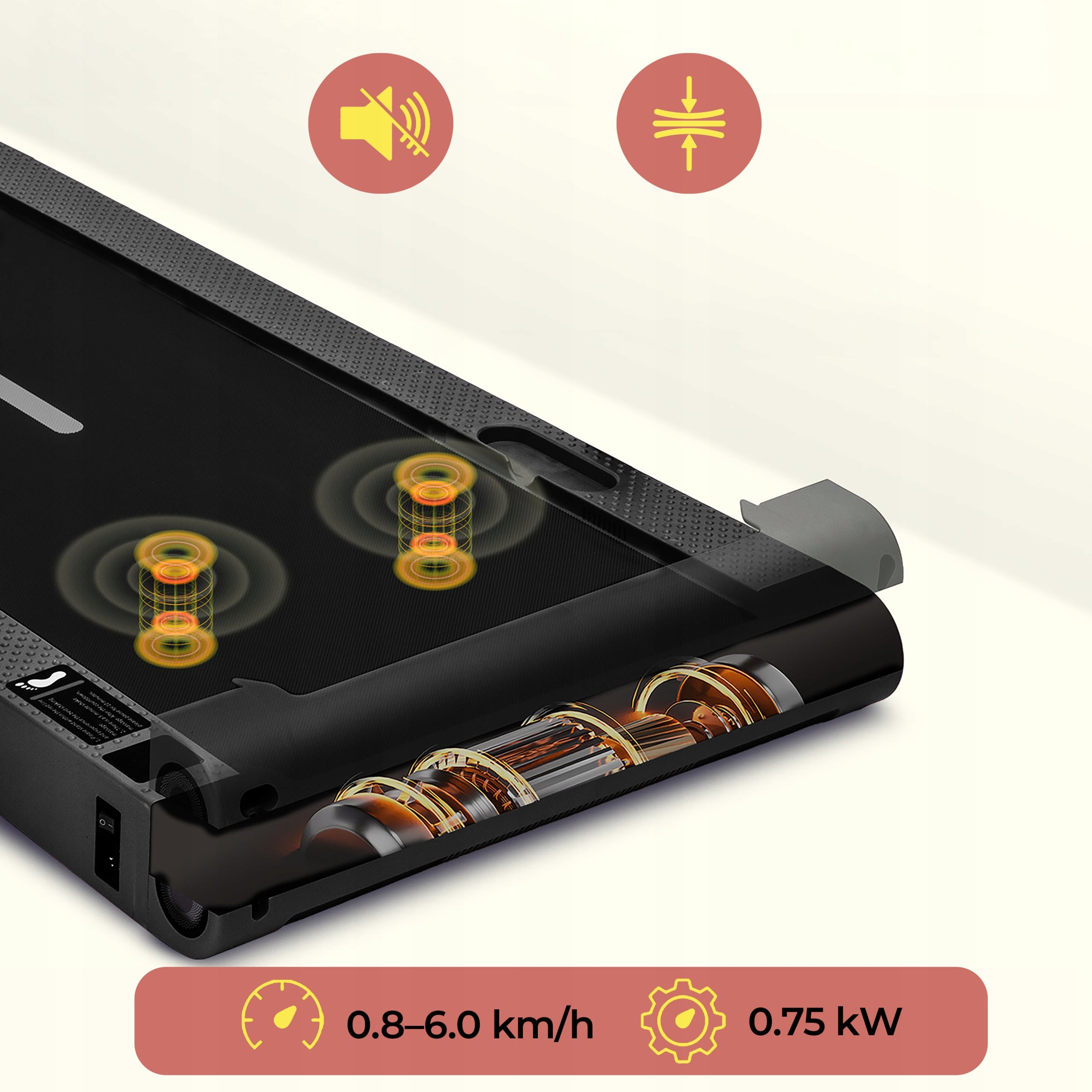 HOME TREADMILL ELECTRIC FOLDING VIBRATION FUNCTION WALKING PAD BLACK Manufacturer code SQWPV15BK