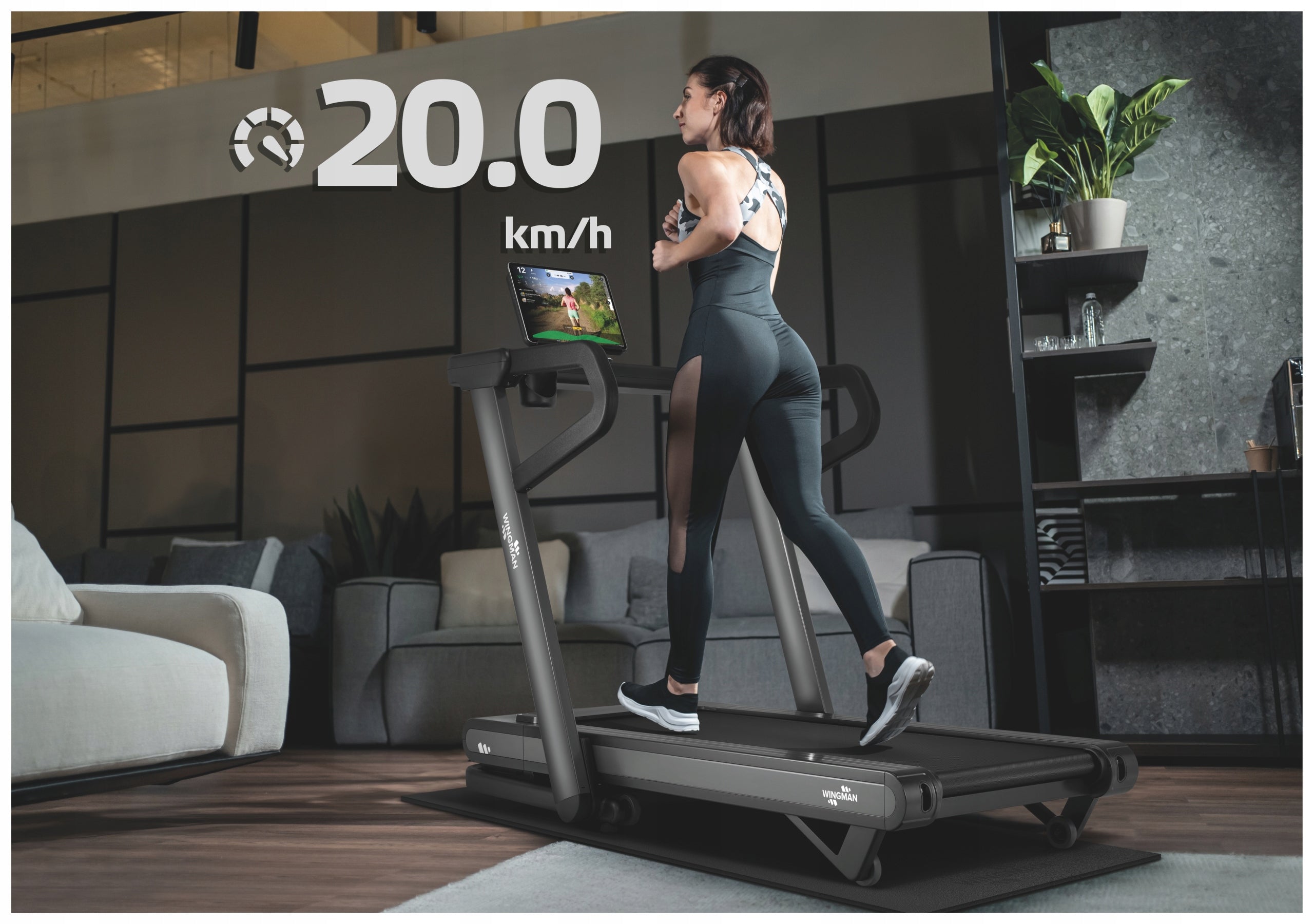 HOME TREADMILL TRX20 PRO | CUSHIONING | -3 +16% | KINOMAP ZWIFT Manufacturer code TRX20 Pro