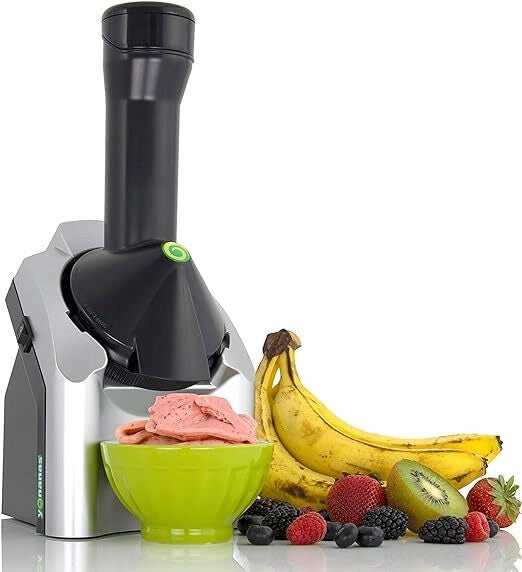 HOMEMADE FRUIT ICE CREAM MACHINE FOR HEALTHY DESSERTS WITHOUT MILK
